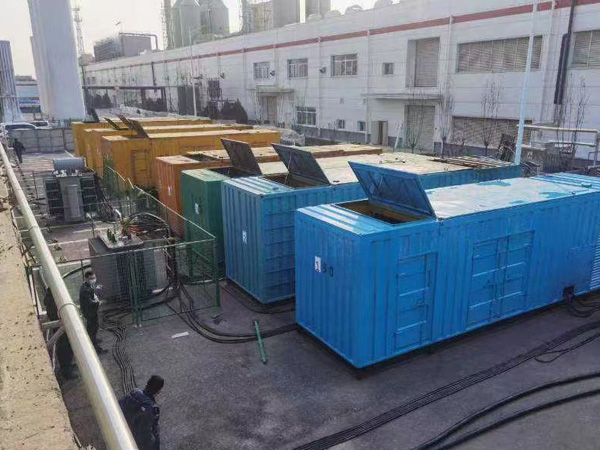 酒泉柴油发电机出租案例展示